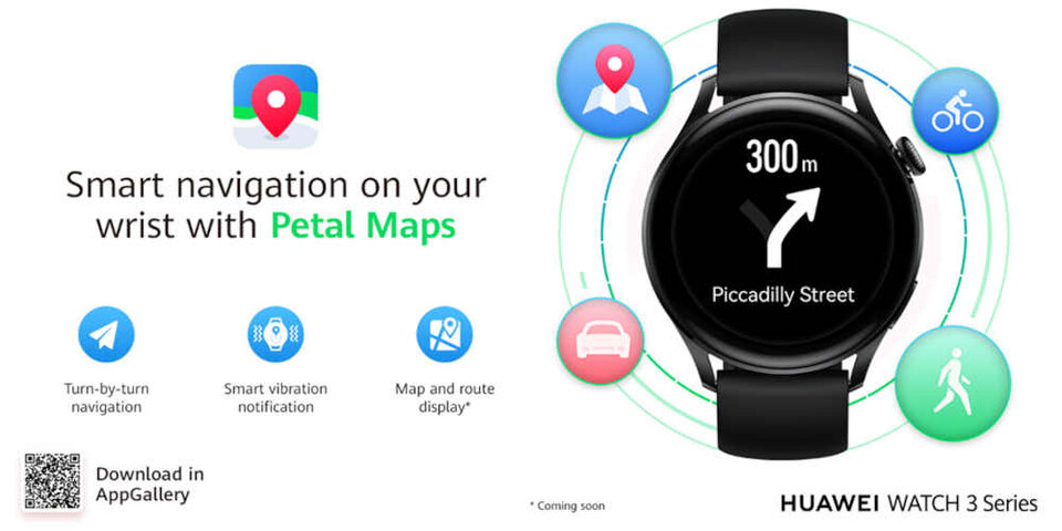 Huawei gt sales watch maps